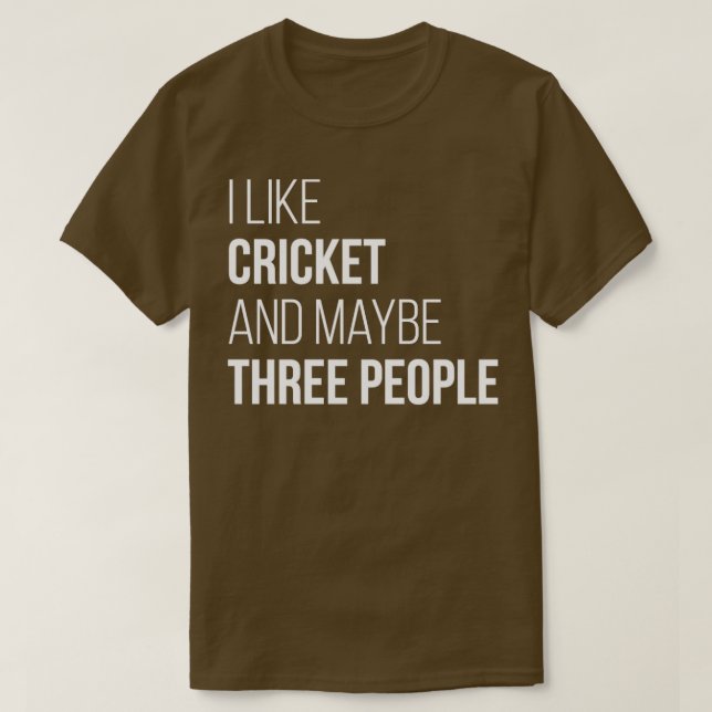 Camiseta Jogador de críquete18 (Frente do Design)
