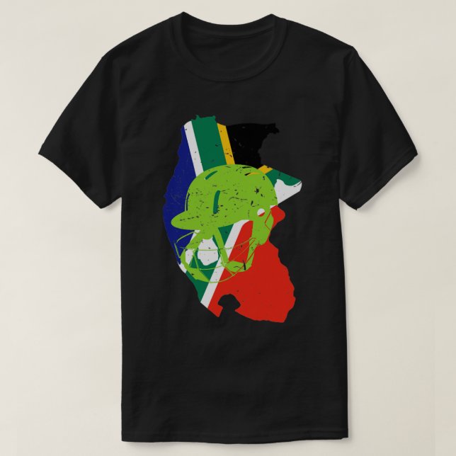 Camiseta Jogador de críquete da África do Sul - Design (Frente do Design)