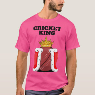 Camiseta Jogador de críquete do Cricket King