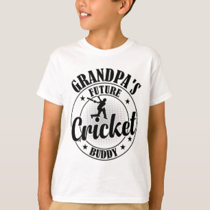 Camiseta Jogador de Críquete - Futuro Críquete do Vovô