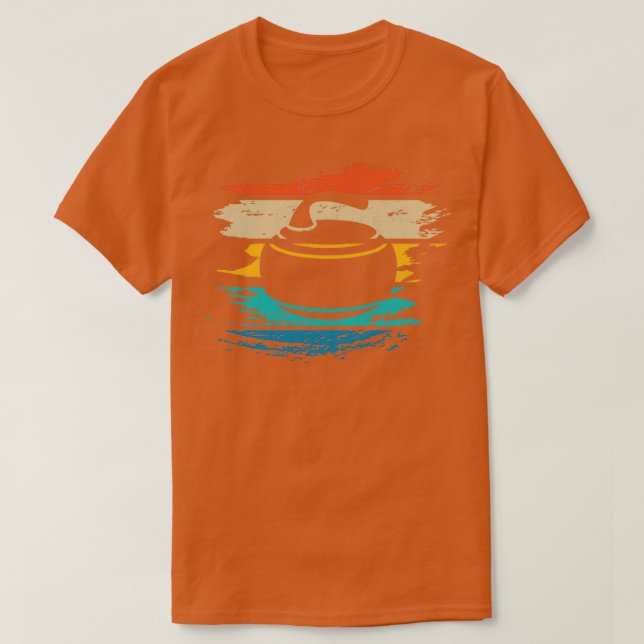 Camiseta Jogador de curling do jogo (Frente do Design)