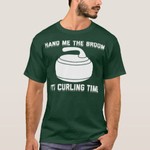 Camiseta Jogador de Curling Ideias de Presente Curler Team