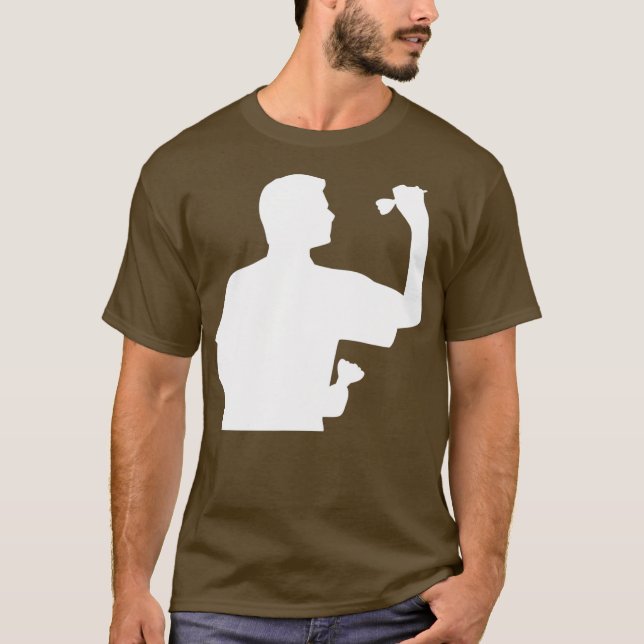 Camiseta Jogador de dardos (Frente)