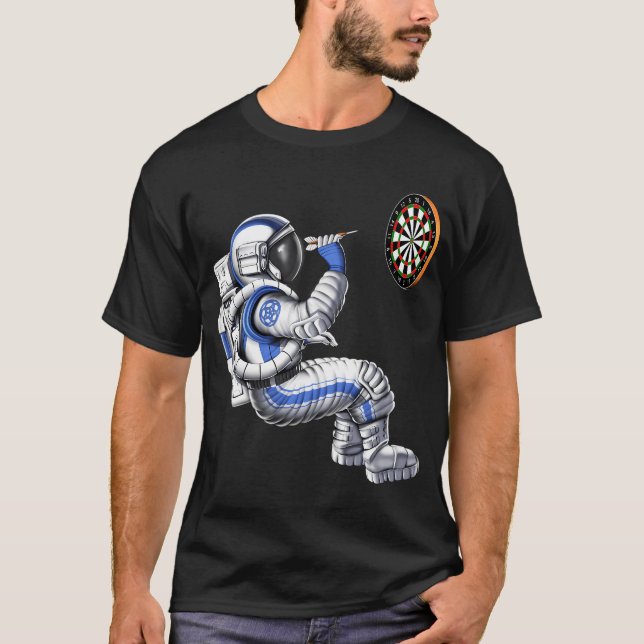 Camiseta Jogador de Dardos Astronauta (Frente)