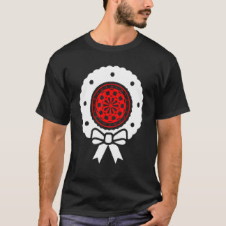 Camiseta Jogador de dardos de roupa de Natal