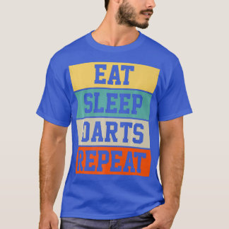 Camiseta Jogador de dardos retro Engraçado Premium de prese