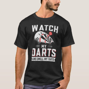 Camiseta Jogador De Dart Darts Assista Minhas Trevas E Chei