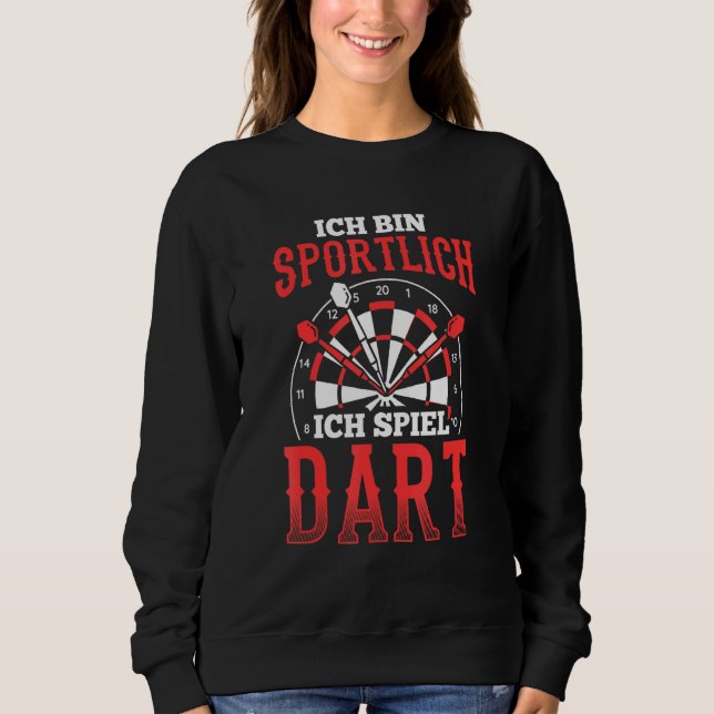 Camiseta Jogador De Dart Do Espiel Spiel Da Caixa Ich (Frente)