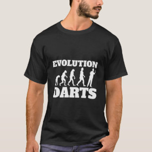 Camiseta Jogador De Dart Evolution - Design Divertido Para