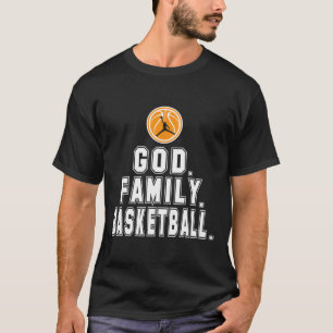 Camiseta Jogador de Deus da Família de Basquete