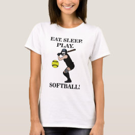 Camiseta Jogador de Esporte Softball