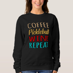 Camiseta Jogador de Esportes de Repetição de Vinho de Café