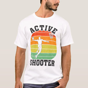 Camiseta Jogador de Esqueleto Ativo do Shooter Retorna Cole