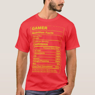 Camiseta Jogador de Fatos Nutricionais