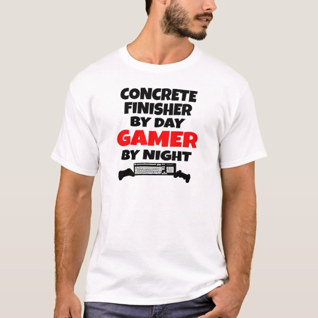 Camiseta Jogador de Finalizador de Concreto (Frente)