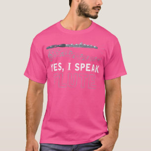 Camiseta Jogador de Flute Engraçado Dão-lhe Instrumento Mus