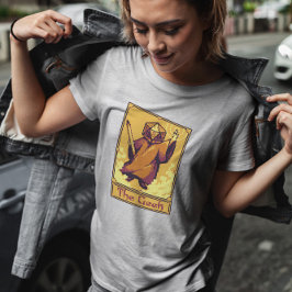 Camiseta Jogador de Função de Placa Tarot Pixel