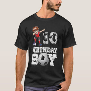 Camiseta Jogador de futebol 10º b do Gifts Dabbing boy de 1