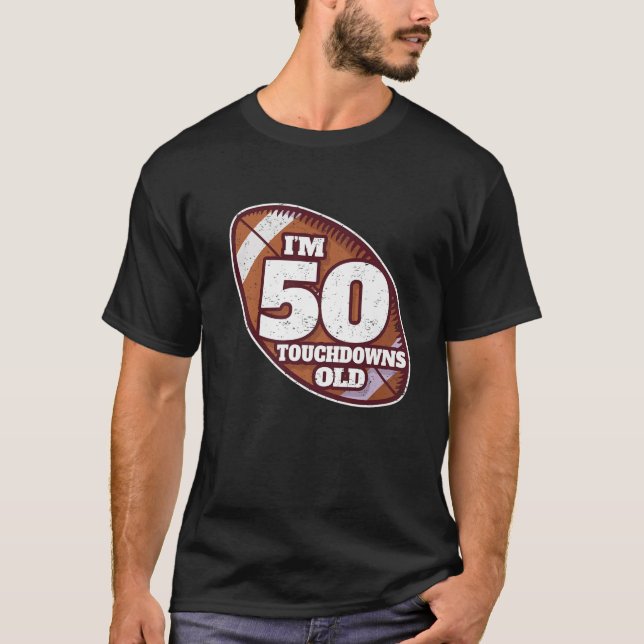 Camiseta Jogador De Futebol Americano De 50 Anos (Frente)