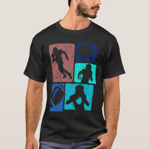 Camiseta Jogador de Futebol Americano Divertido Entusiasta