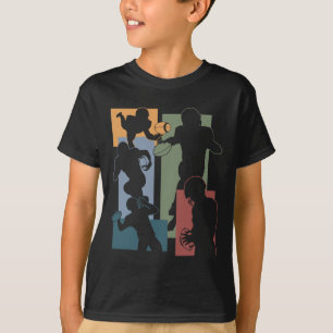 Camiseta Jogador de futebol americano engraçado jogador de