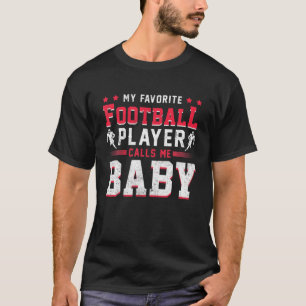 Camiseta Jogador de futebol americano fã de esportes