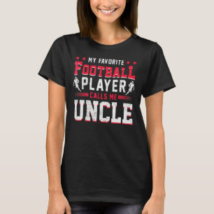 Camiseta Jogador de futebol americano fã de esportes Tio Fu