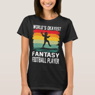 Camiseta Jogador de futebol americano Fantasy Okayest