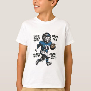 Camiseta Jogador de Futebol Americano Juvenil Retro Tempora