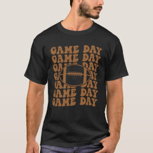 Camiseta Jogador de futebol americano no dia do jogo