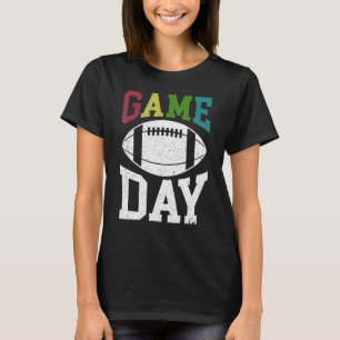 Camiseta Jogador de Futebol Americano no Dia do Jogo