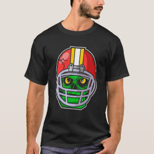 Camiseta Jogador De Futebol Americano Para O Zombie Apocaly