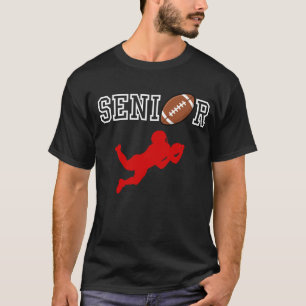 Camiseta Jogador de Futebol Americano Sênior com Silhueta V