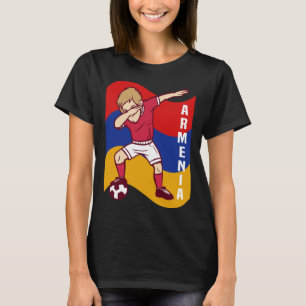 Camiseta Jogador De Futebol Armênia Dabbing National Flag P