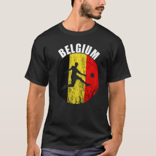 Camiseta Jogador de futebol belga Flag Belgique Belgique