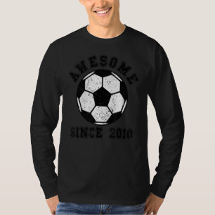 Camiseta Jogador de Futebol Co, 12 de Aniversário, 12 anos