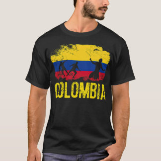 Camiseta Jogador de futebol colombiano amante do futebol na