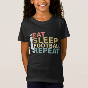 Camiseta Jogador de futebol come futebol