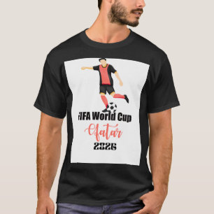Camiseta Jogador de futebol da Copa do Mundo FIFA Qatar 202