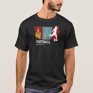 Camiseta Jogador de Futebol da Equipe de Futebol da Mongóli
