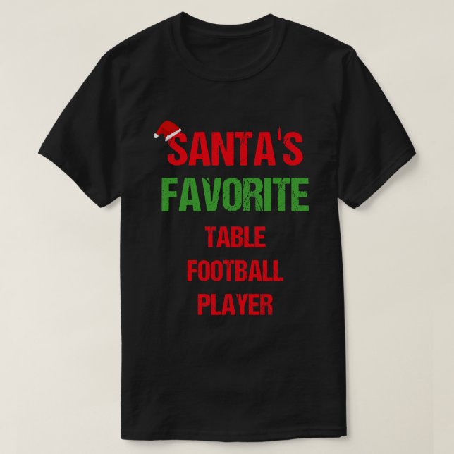 Camiseta Jogador de futebol da mesa Engraçado Presente de N (Frente do Design)