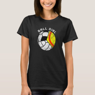 Camiseta Jogador de futebol de bola de futebol de bola