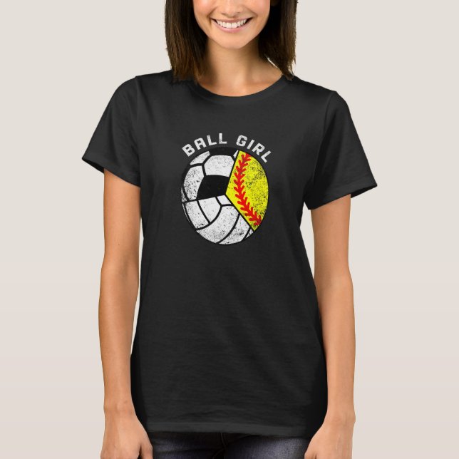 Camiseta Jogador de futebol de bola de futebol de bola (Frente)