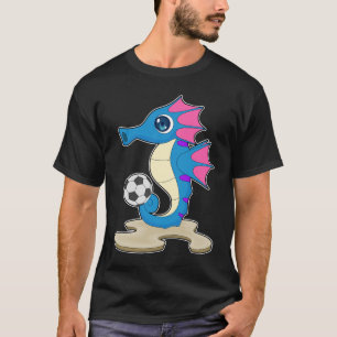 Camiseta Jogador de futebol de cavalo-marinho Futebol Espor