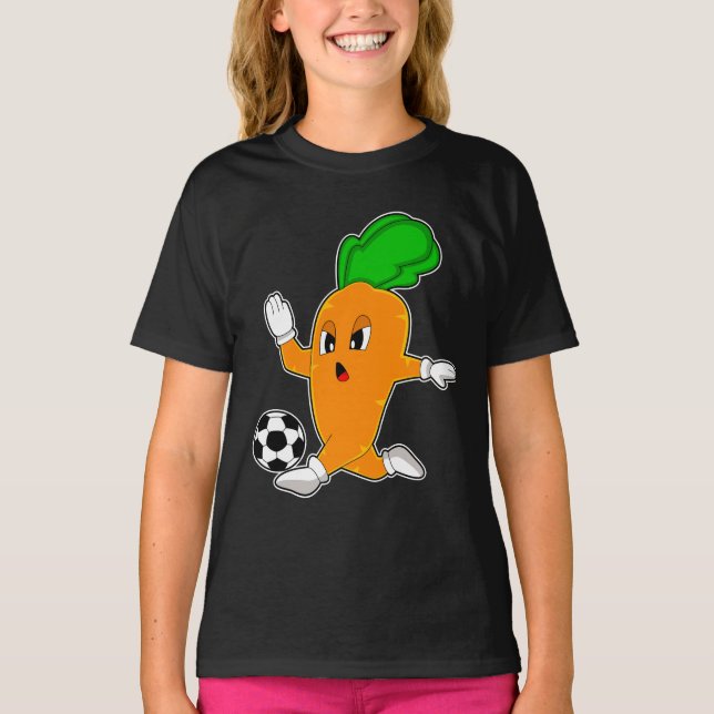 Camiseta Jogador de futebol de Cenoura (Frente)