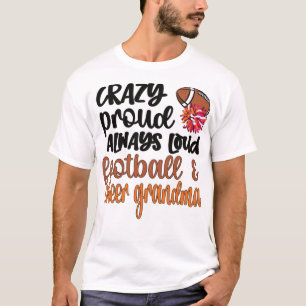 Camiseta Jogador de futebol de Cheerleader de Vovó de Futeb