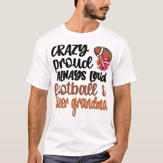 Camiseta Jogador de futebol de Cheerleader de Vovó de Futeb