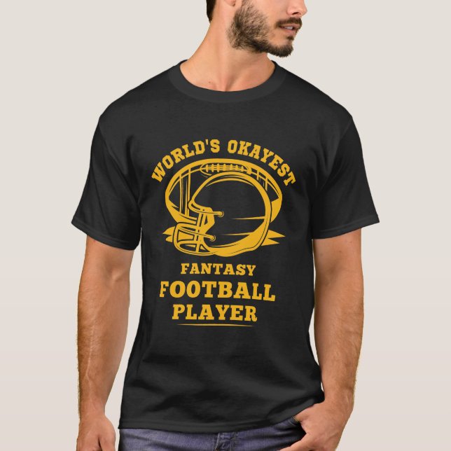 Camiseta Jogador de futebol de fantasia mais divertido do m (Frente)