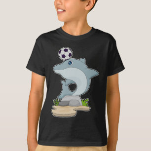 Camiseta Jogador de futebol de golfinho