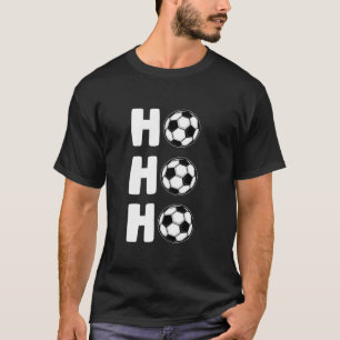 Camiseta Jogador De Futebol De Natal Long Sl Para Rapazes D